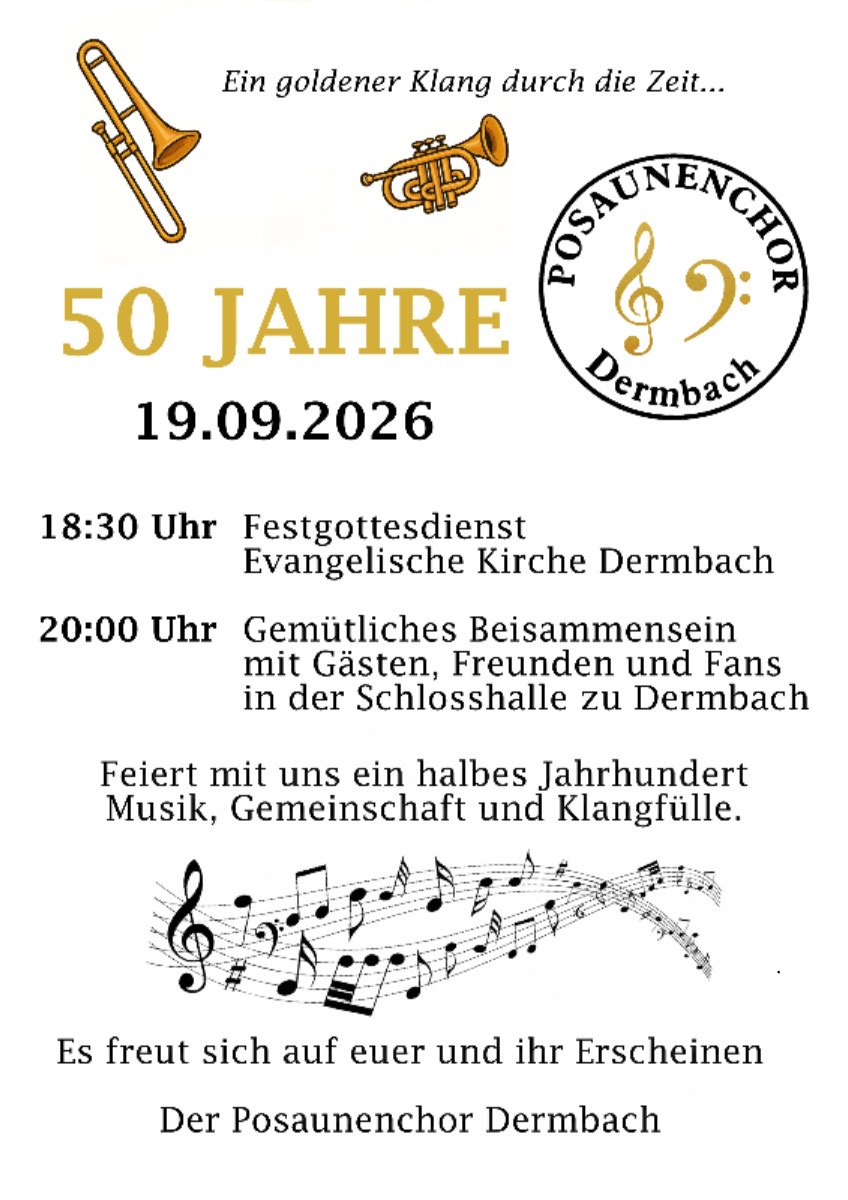 50 Jahre Posaunenchor